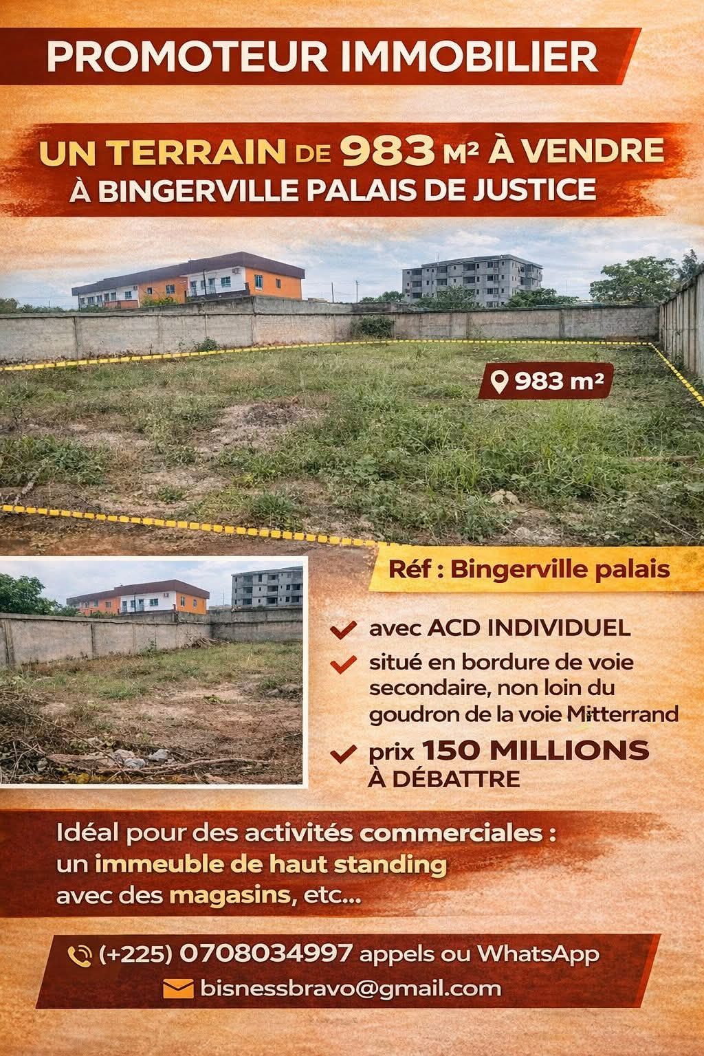 Terrain en vente
