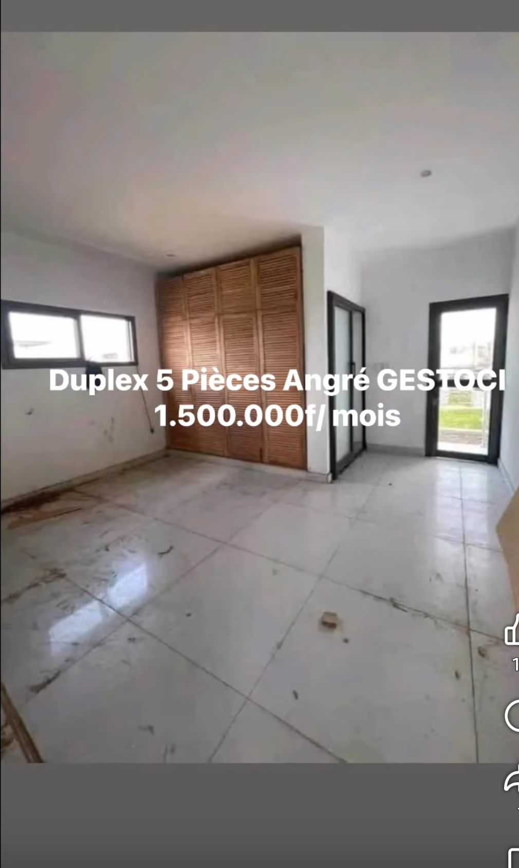 Villa duplex 5 pièces avec piscine à louer