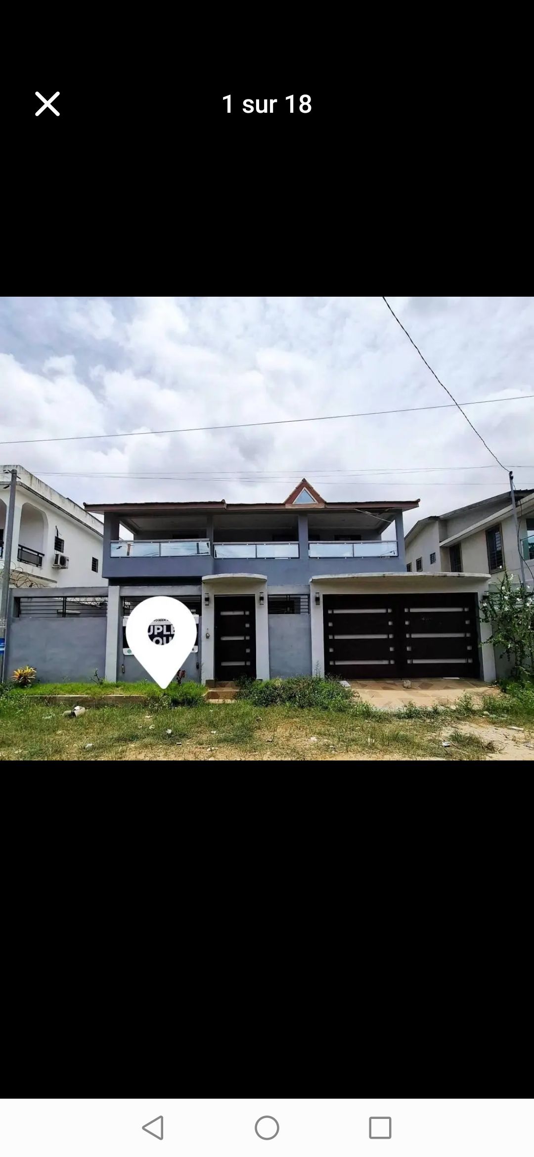 Belle villa duplex en l