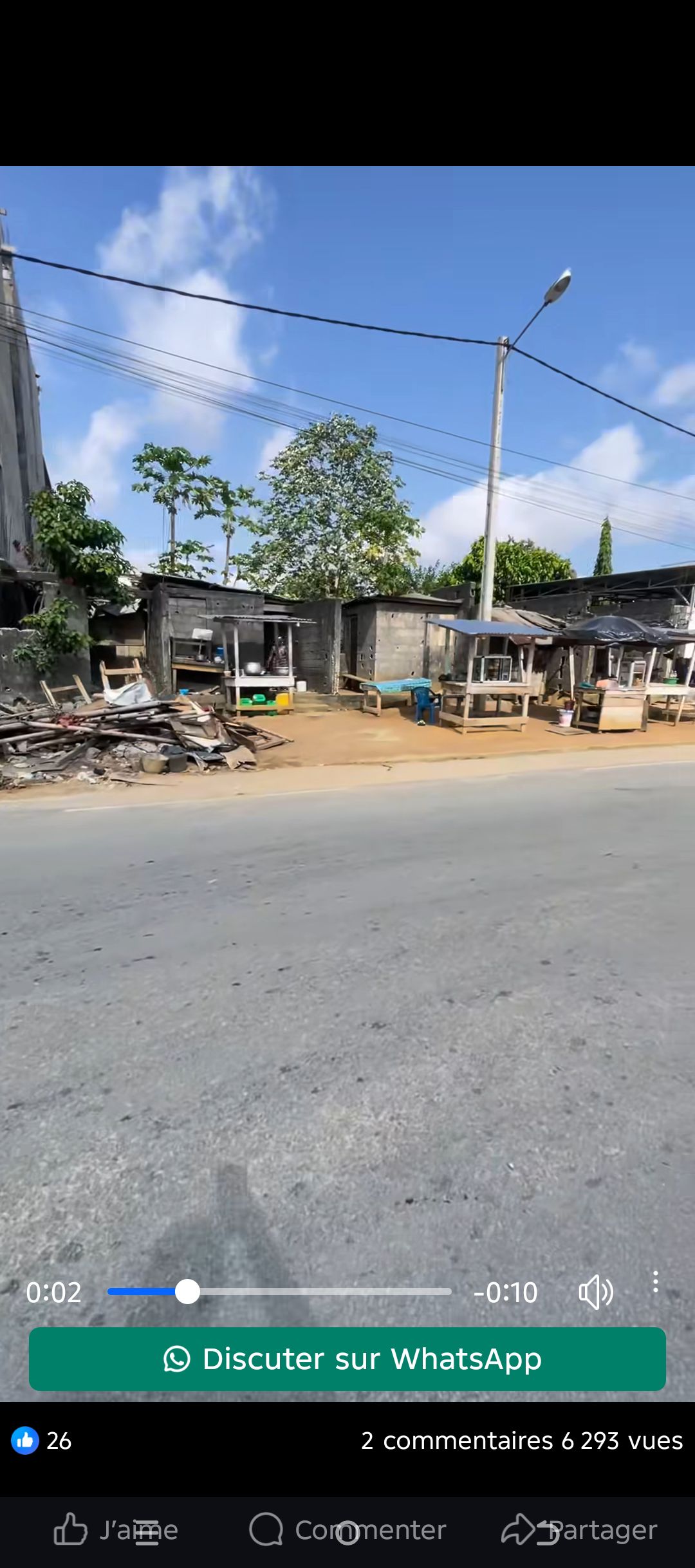 UN TERRAIN DE 600 m² EN VENTE