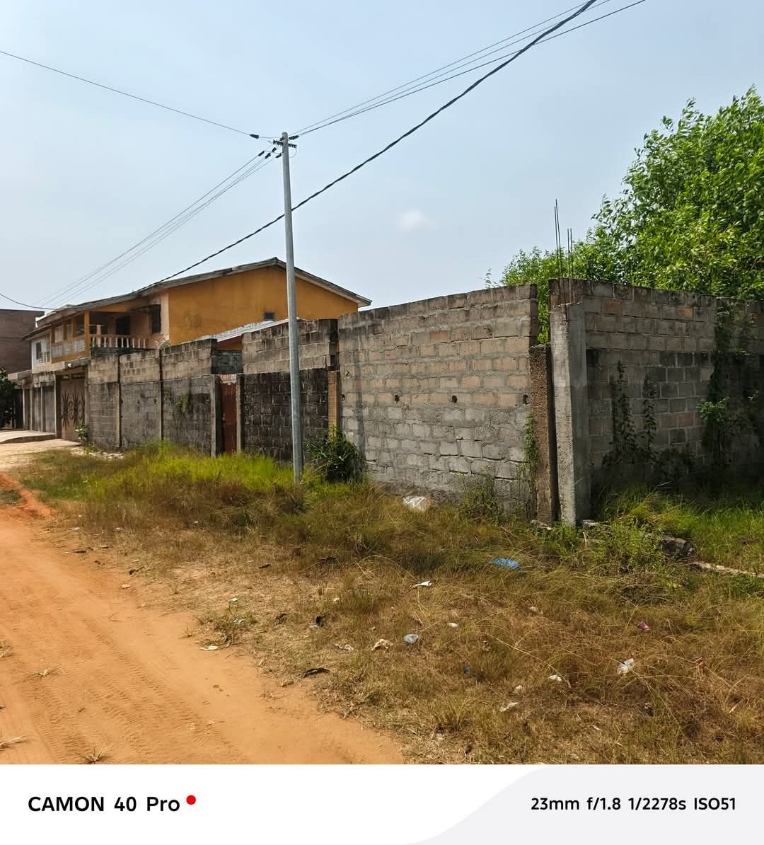 Terrain en vente