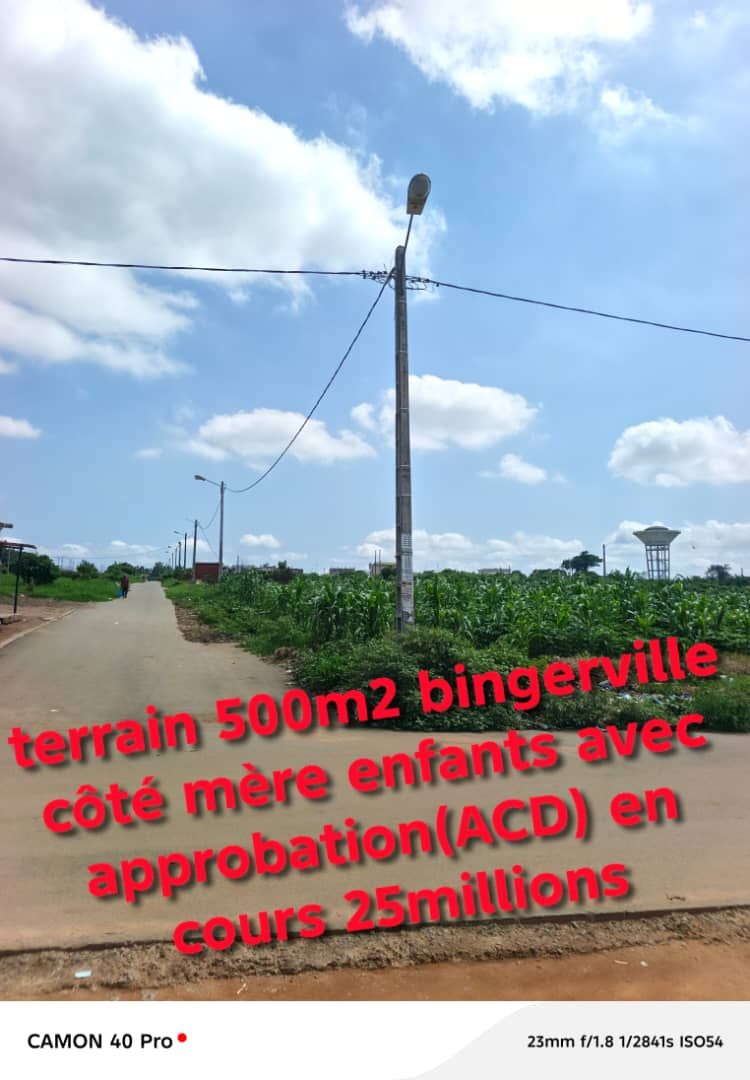 Terrain en vente